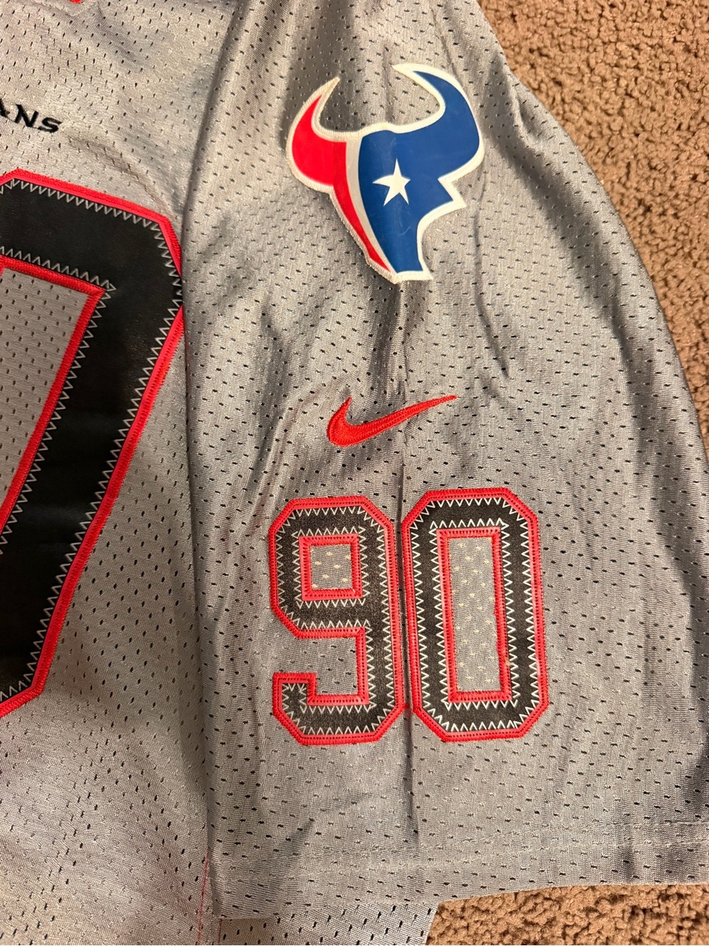 Nike NFL Houston Texans Jadeveon Clowney #90 Jersey – Size 44 Men’s Large - Picture 3 of 7